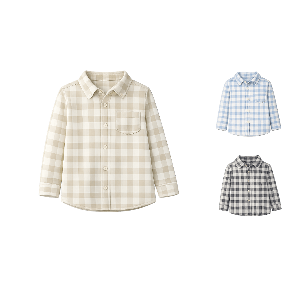 Mavelle Kids Checked Button Shirt